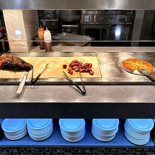 Carvery Area - Roast Beef, Sausage and Pizza