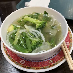Small veg soup every day different