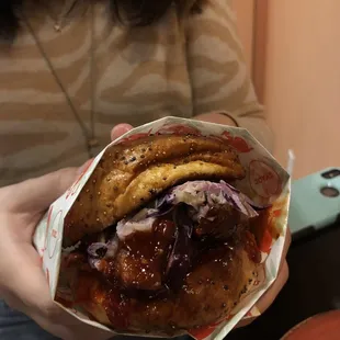 Tofu Manchurian Sandwich