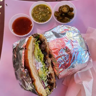 Asada Torta (requested no tomato)