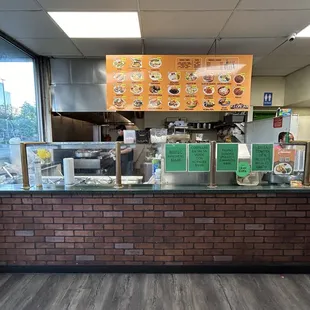 Big menu with pictures