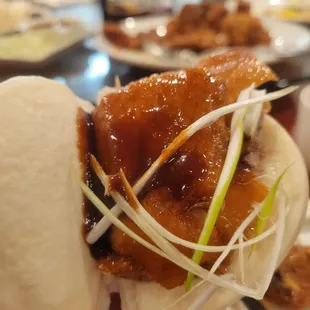 Bao with peking duck