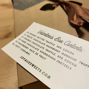 The Valentine&apos;s box