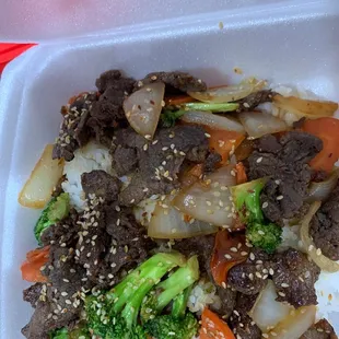 Beef teriyaki