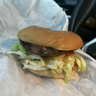Jr Hamburger was enough to fill me up.