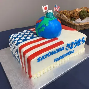US Embassy Tokyo - Sayonara Farewell Cake