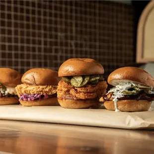 Lunch Burgers and Sandwiches