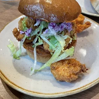 Calabash Style Fried Shrimp Sandwich