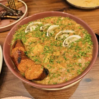 Black Tiger Prawn & Oyster Perloo