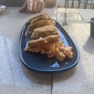 Nashville Hot Fried Green Tomatoes