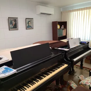 Piano lesson room