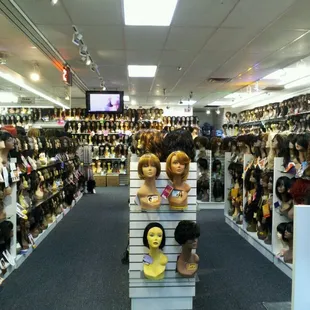 wigs galore.