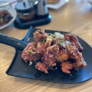 a closeup of a plate of food