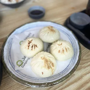 Pan fried pork buns