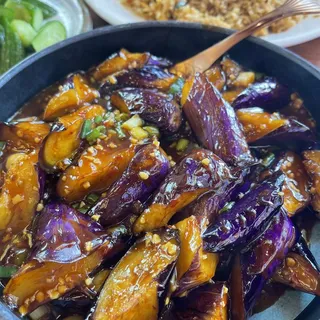 Eggplant with Szechuan Sauce