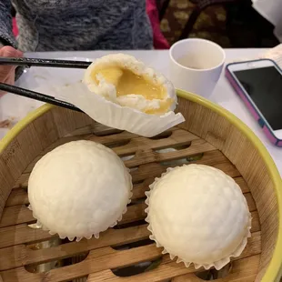 Steamed Egg Yolk Bun