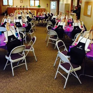 We can accommodate up to 50 painters!