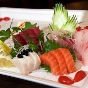 food, sushi, sashimi, sushi and sashimi