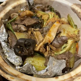 Pork Offal with Ginger &amp; Green Onion