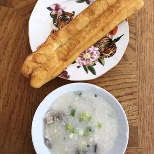 Flour Crisp Pork Offal Porridge