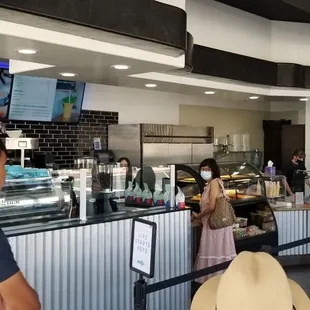 customers in a coffee shop