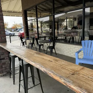 Outdoor searing on the side