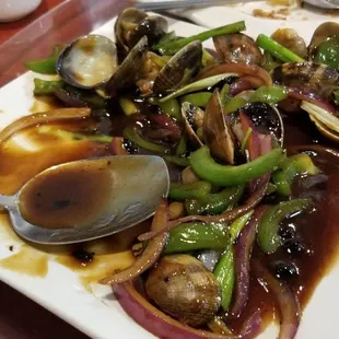 Clams in Black Bean Sauce