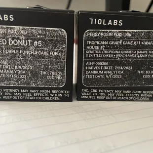 Persy rosin pods!