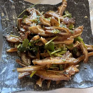 Braised pig ear