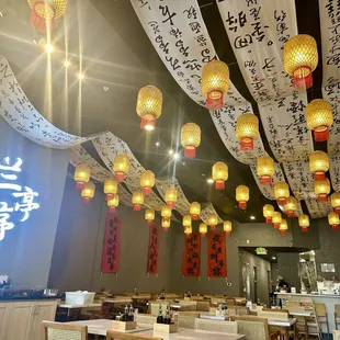 interior, sushi and sashimi