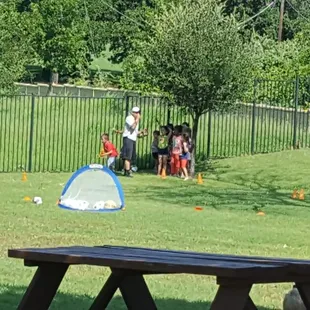 Sports activity in our playground
