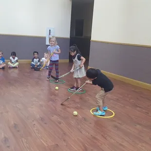 Sports activity in our indoor gym