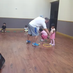 Sports activity in our indoor gym