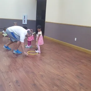 Sports activity in our indoor gym