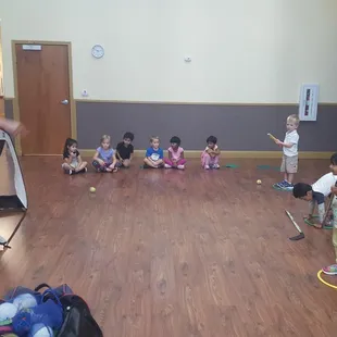 Sports activity in our indoor gym