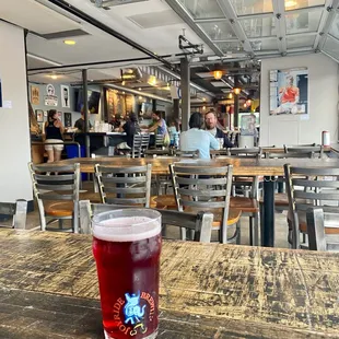 Berry styles looking toward the bar and other tables.