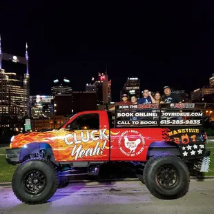 Touring Nashville in a bad ass truck y&apos;all!