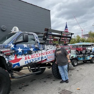 Their monster truck for tours