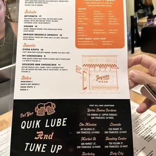 Sides Menu