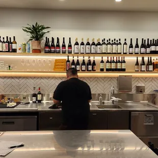 interior, sushi and sashimi