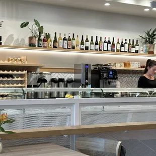 Cool, clean, inviting ambiance