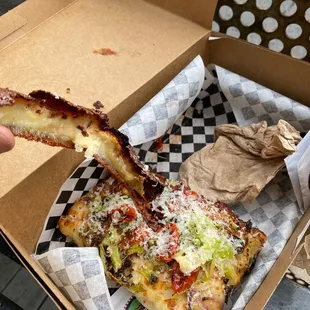 Cheese crust from the end of my slice