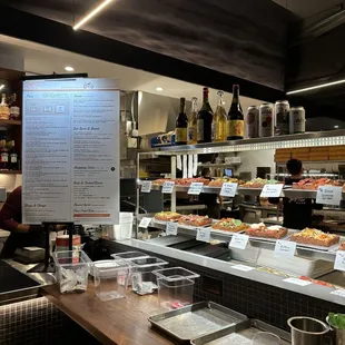 interior display and menu