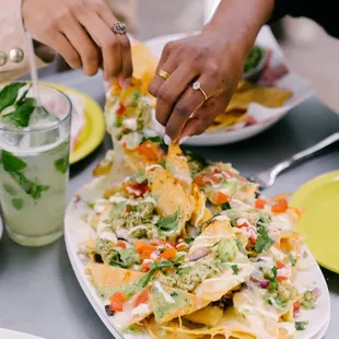 nachos, food