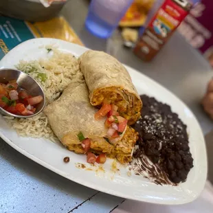 Green Chili Chicken Burrito