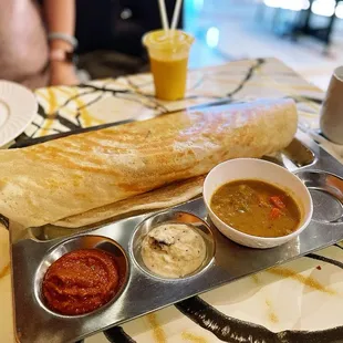 a plate of food