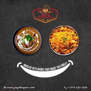 two bowls of food