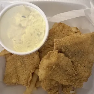 Fried catfish