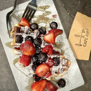 Triple Berry Waffle