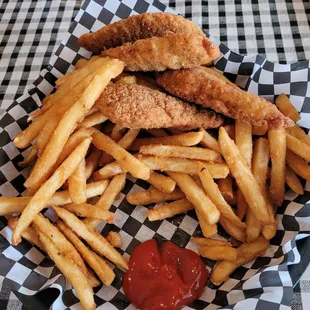 Chicken strip with fries-$11.45